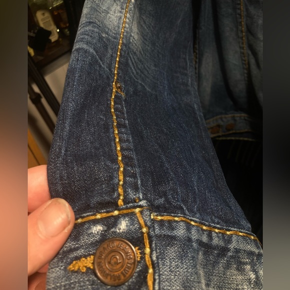 Rare! Ricky/Jimmy cable-stitch denim-set in “MIDNIGHT WAREHOUSE”wash,size 31 & M